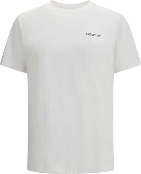 Tricouri Off-White Metal Arrow slim short-sleeve T-shirt WHITE Barbati (BM 19770887) 1