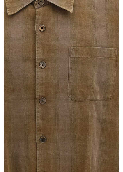 Camasi casual OUR LEGACY Borrowed cotton-flannel Shirt DAKOTA CHECK Barbati (BM 19770911) 3