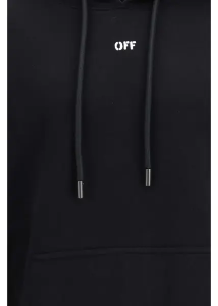 Bluze de trening Off-White Chain Araldic Arrow Skate Hoodie BLACK Barbati (BM 19770923) 3