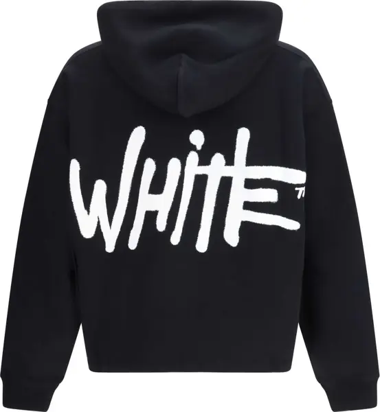 Bluze de trening Off-White Shared Spray Hoodie BLACK Barbati (BM 19770926) 2