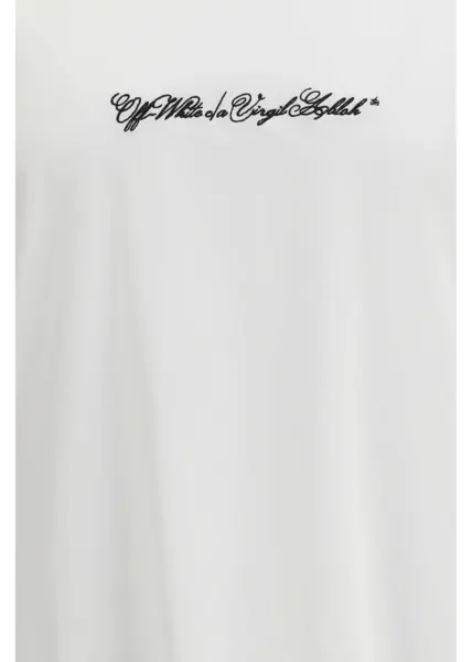 Tricouri Off-White Script Arrow T-shirt WHITE Barbati (BM 19770932) 3