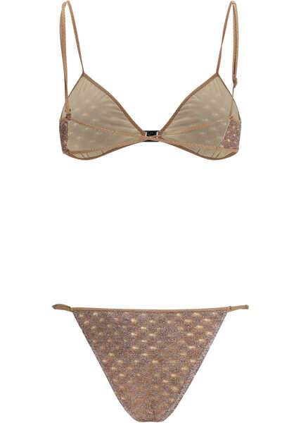 Costume de baie intregi MISSONI BEACHWEAR Viscose lam Swimsuit BROWN Femei (BM 19770962) 2