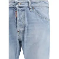 Blugi pentru Barbati - Blugi DSQUARED2 Belt-loop ripped Jeans NAVY BLUE Barbati (BM 19771028) - B-mall.ro