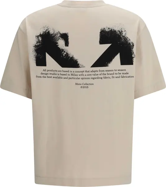 Tricouri Off-White Half Arrow Skate Logo T-shirt PUMICE STONE Barbati (BM 19771055) 2