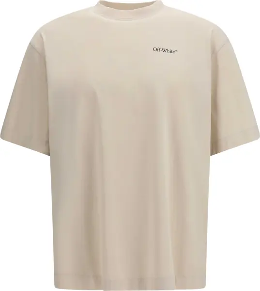 Tricouri Off-White Half Arrow Skate Logo T-shirt PUMICE STONE Barbati (BM 19771055) 1