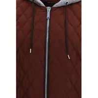 Geci pentru Barbati - Bomber jacket DSQUARED2 Quilted hooded Bomber Jacket BORDEAUX Barbati (BM 19771109) - B-mall.ro