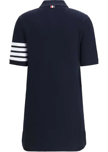 Tricouri Polo Thom Browne Piqu Polo Dress NAVY Femei (BM 19771127) 2