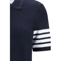 Tricouri Polo Dama - Tricouri Polo Thom Browne Piqu Polo Dress NAVY Femei (BM 19771127) - B-mall.ro