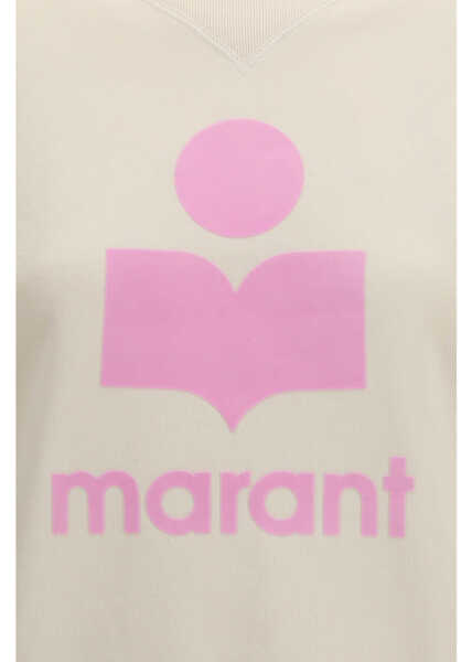 Bluze de trening ISABEL MARANT ETOILE Moby Sweatshirt ECRU/PINK Femei (BM 19771145) 3