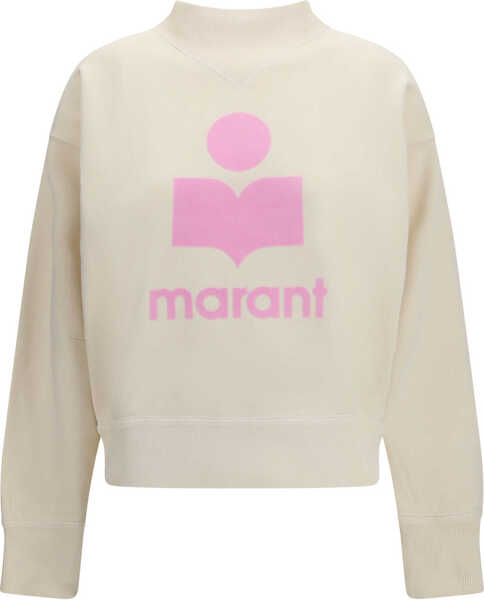 Bluze de trening ISABEL MARANT ETOILE Moby Sweatshirt ECRU/PINK Femei (BM 19771145) 1
