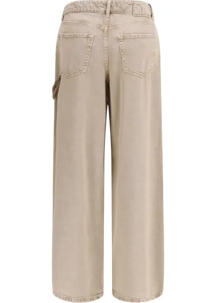 Blugi Pinko Lauryn Jeans with jeweled cord BEIGE-MACROCISTIDE Femei (BM 19771148) 2