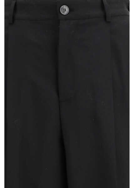 Pantaloni casual Marni Pleated Pants with an elasticated waistband BLACK Barbati (BM 19771154) 3