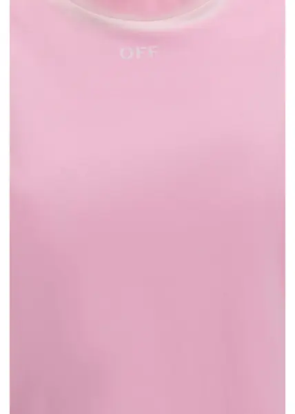 Tricouri Off-White Spray Off Stamp T-shirt SOFT PINK-WHITE Femei (BM 19771160) 3