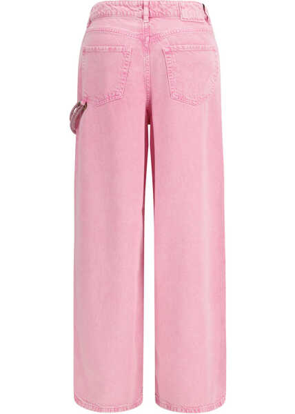 Blugi Pinko Lauryn Jeans with jeweled cord ROSA CHIARO Femei (BM 19771184) 2