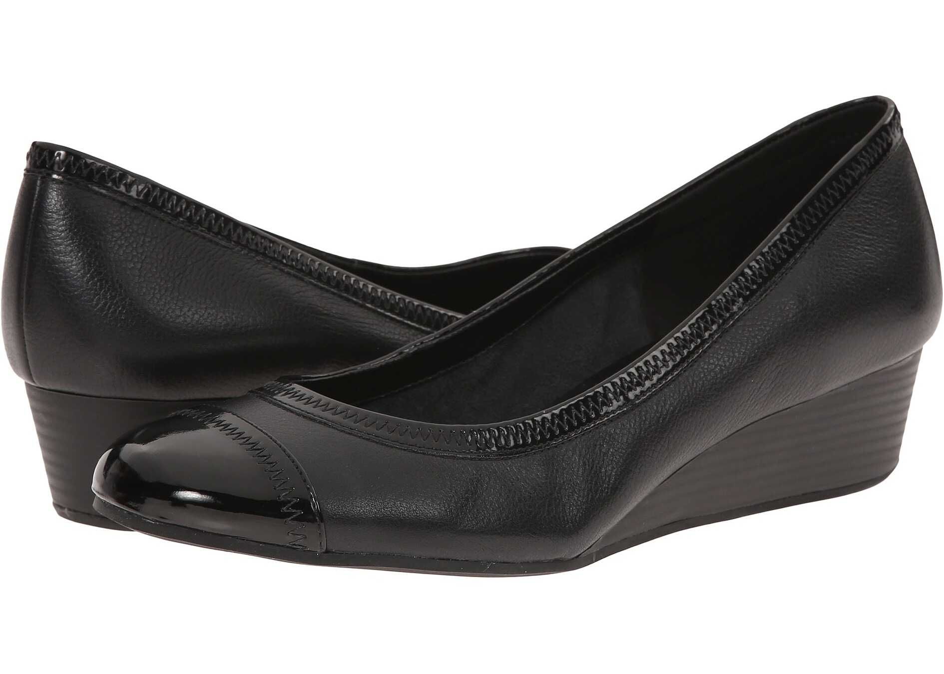 Pantof Cole Haan Elsie Cap Toe Wedge II Black