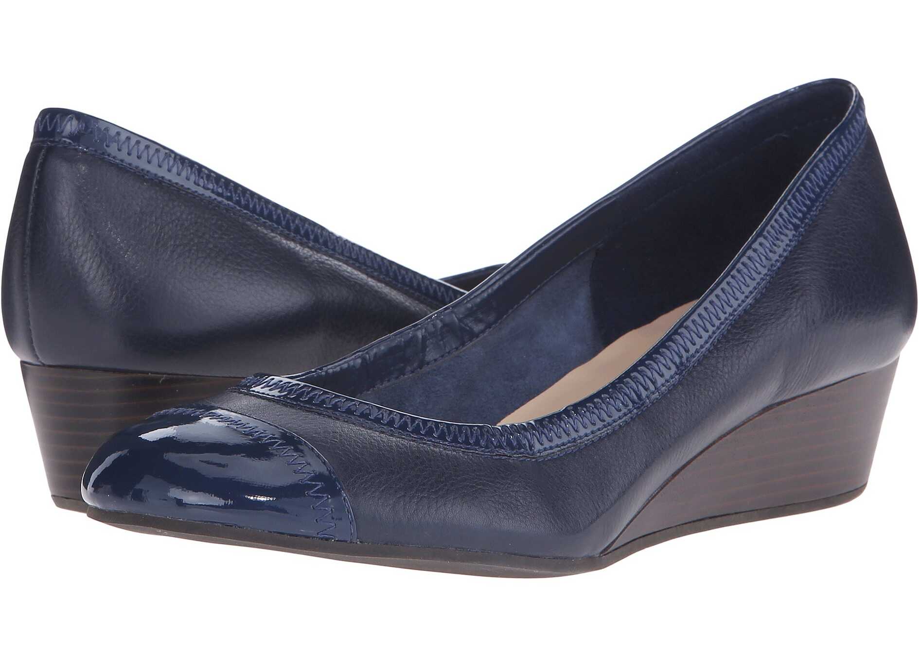Pantof Cole Haan Elsie Cap Toe Wedge II Blazer Blue