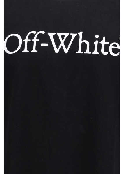Tricouri Off-White Big Bookish Skate T-shirt BLACK-WHITE Barbati (BM 19771214) 3