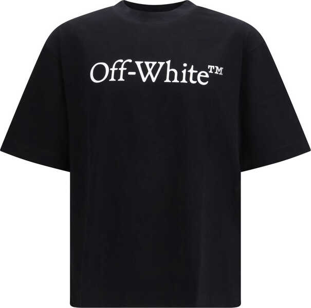 Tricouri Off-White Big Bookish Skate T-shirt BLACK-WHITE Barbati (BM 19771214) 1