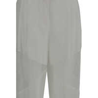 Pantaloni casual Dama - Pantaloni casual Pinko Nacy Pants with lace inserts BIANCO-BIANCANEVE Femei (BM 19771226) - B-mall.ro