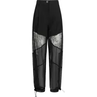 Pantaloni casual Nacy Pants with lace inserts Femei