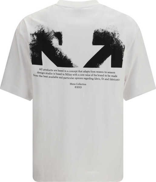 Tricouri Off-White Half Arrow Skate Logo T-shirt WHITE Barbati (BM 19771268) 2