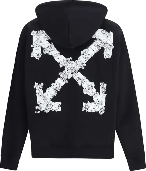 Bluze de trening Off-White Heraldic Treshold Arrows Skate Hoodie BLACK Barbati (BM 19771280) 2