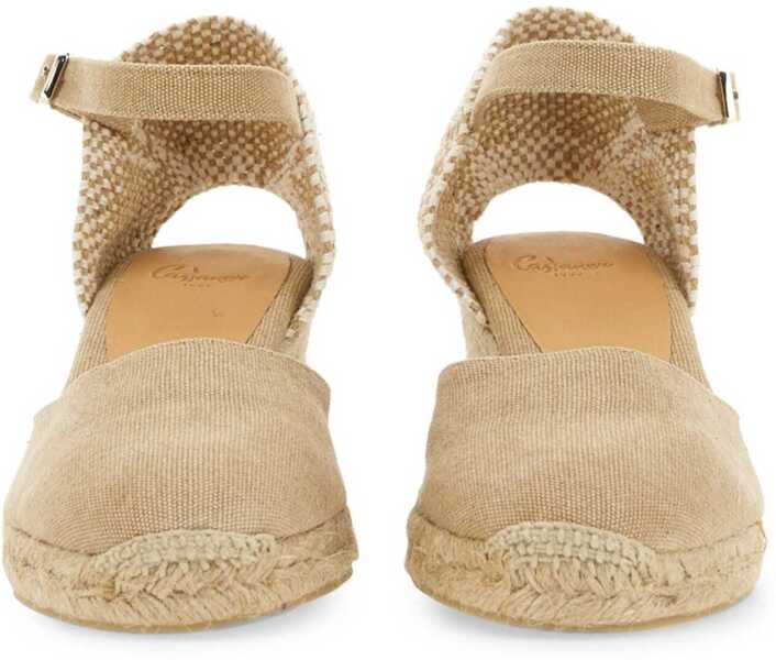 Sandale cu platforma CASTAER Espadrille Carol BEIGE Femei (BM 19771655) 4