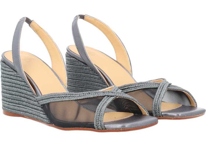 Sandale cu platforma CASTAER Espadrille Betty SILVER Femei (BM 19771661) 2