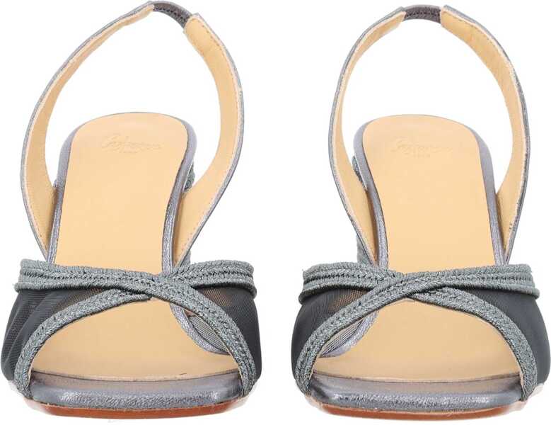 Sandale cu platforma CASTAER Espadrille Betty SILVER Femei (BM 19771661) 3