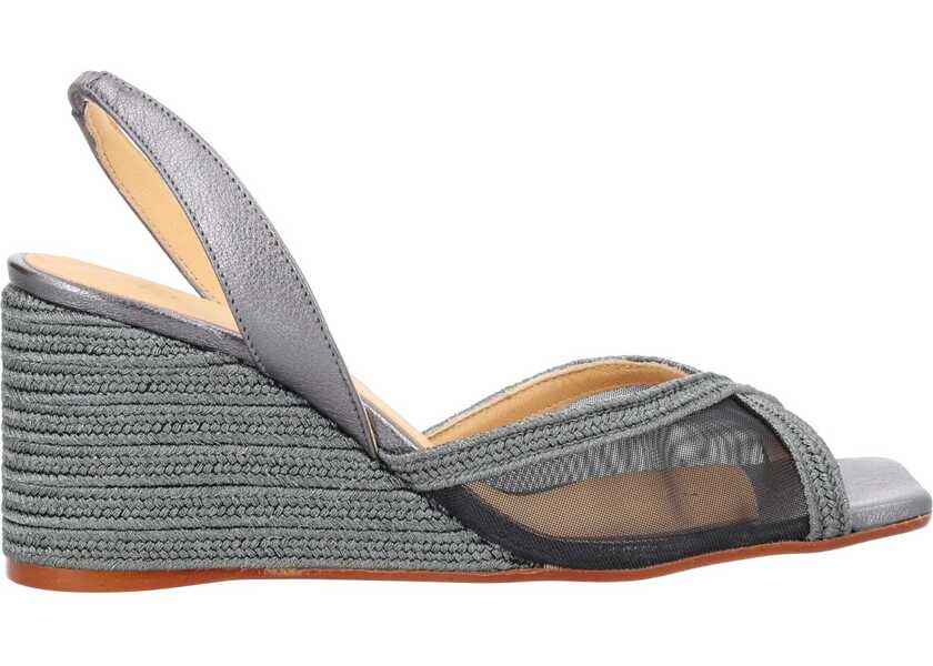 Sandale cu platforma CASTAER Espadrille Betty SILVER Femei (BM 19771661) 1