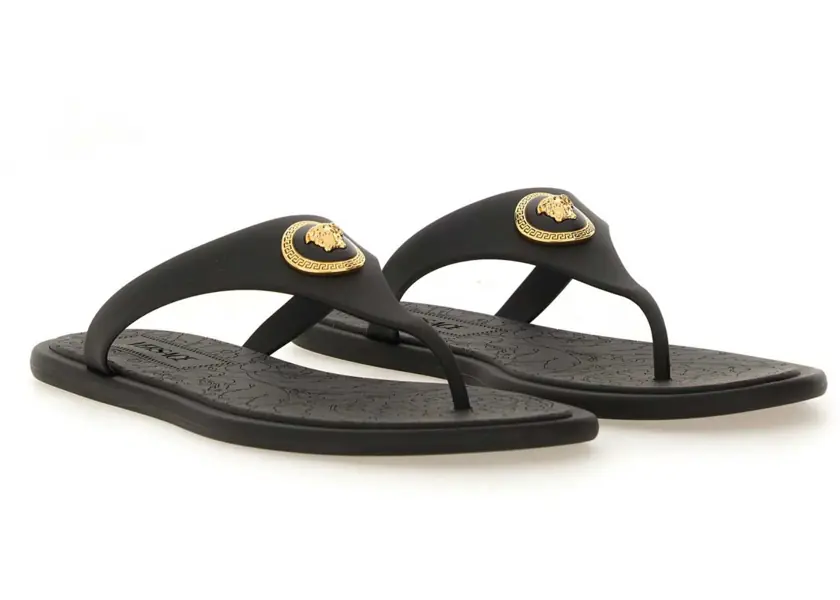 Sandale Versace Thong Sandal Alia BLACK Femei (BM 19771664) 4