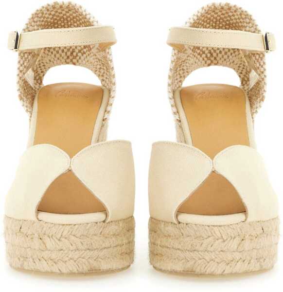 Sandale cu platforma CASTAER Espardilla White IVORY Femei (BM 19771679) 3