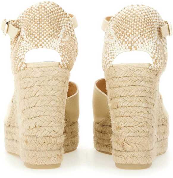 Sandale cu platforma CASTAER Espardilla White IVORY Femei (BM 19771679) 4