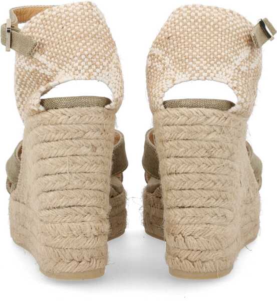 Sandale cu platforma CASTAER Espadrille Bruna GREEN Femei (BM 19771688) 4