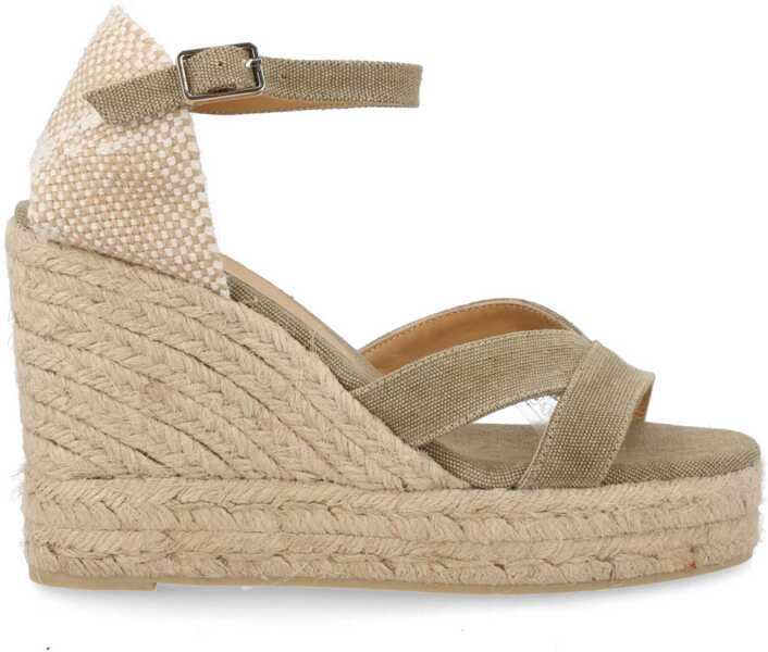 Sandale cu platforma CASTAER Espadrille Bruna GREEN Femei (BM 19771688) 1