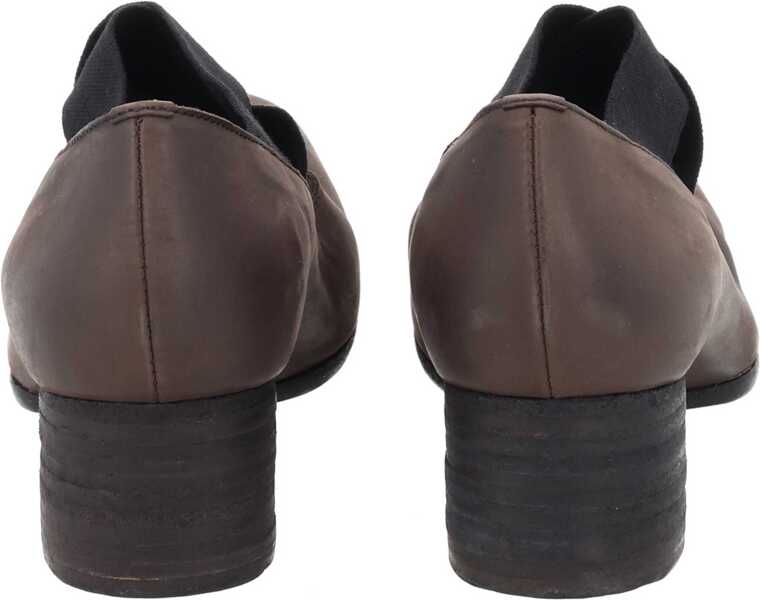 Balerini UMA WANG Leather Ballerina BROWN Femei (BM 19771694) 4