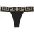 Versace Thong With Greek BLACK