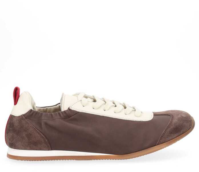 Sneakers UMA WANG Leather Sneaker BROWN Barbati (BM 19771718) 1