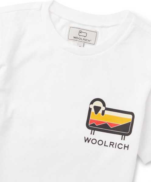 Tricouri Woolrich Sheep T-Shirt WHITE Baieti (BM 19771727) 3