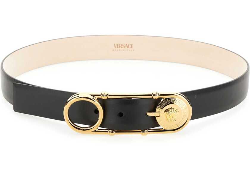 Curele Versace Safety Pin Belt BLACK Femei (BM 19771742) 4