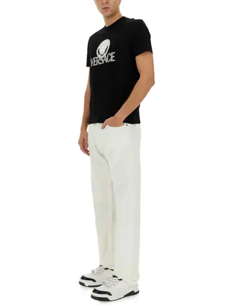 Tricouri Versace Jersey T-Shirt BLACK Barbati (BM 19771745) 4