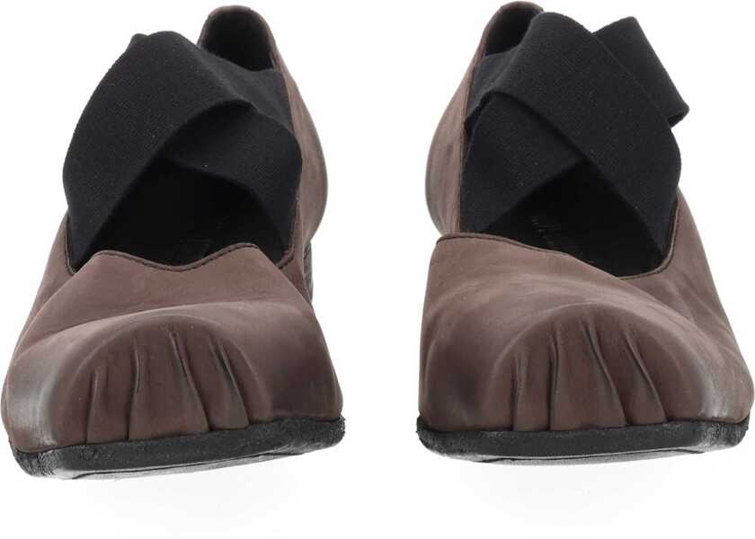 Balerini UMA WANG Leather Ballerina BROWN Femei (BM 19771751) 3