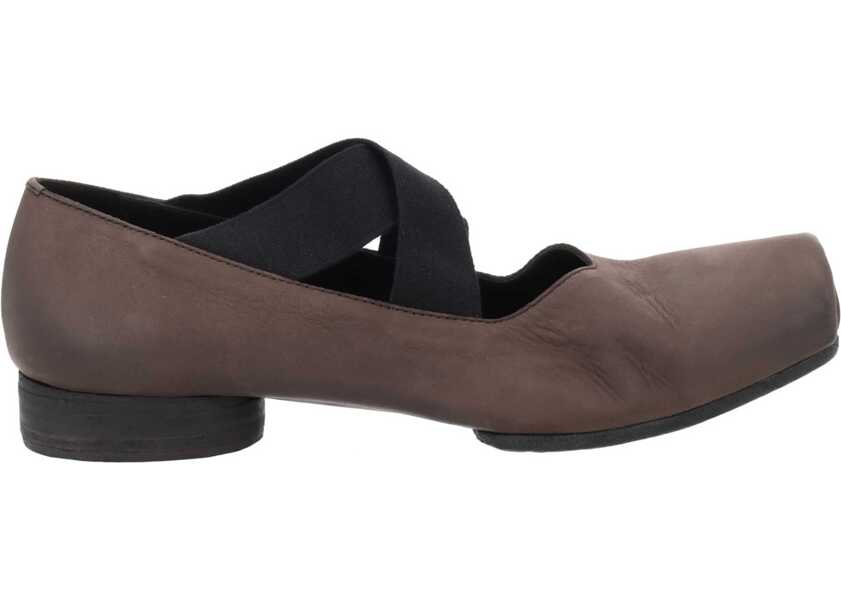 Balerini UMA WANG Leather Ballerina BROWN Femei (BM 19771751) 1