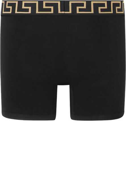 Lenjerie intima Versace Boxer Shorts With Greek BLACK Barbati (BM 19771754) 4
