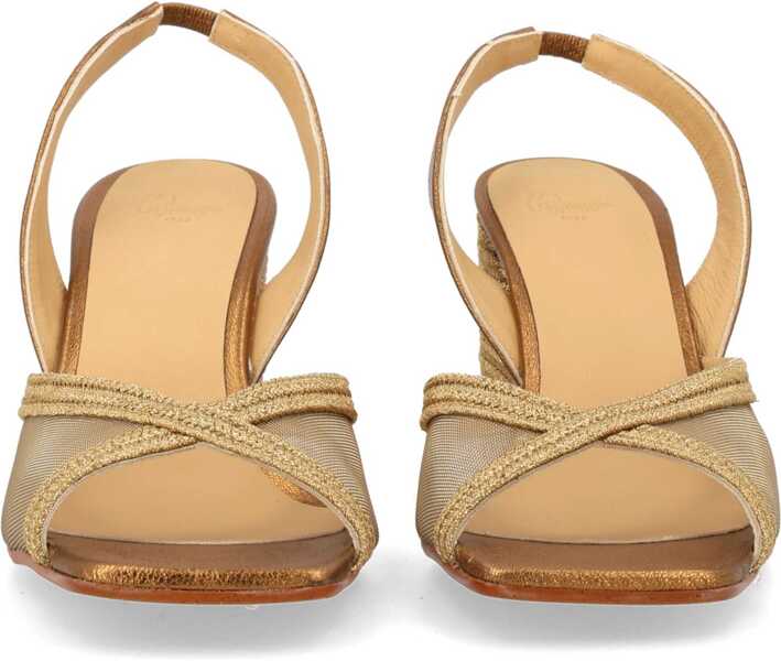 Sandale cu platforma CASTAER Espadrille Betty GOLD Femei (BM 19771784) 3