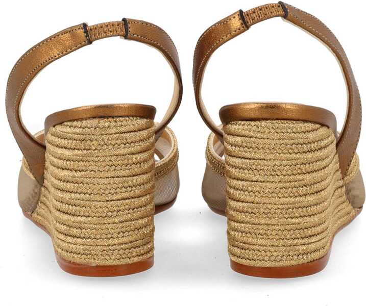 Sandale cu platforma CASTAER Espadrille Betty GOLD Femei (BM 19771784) 4