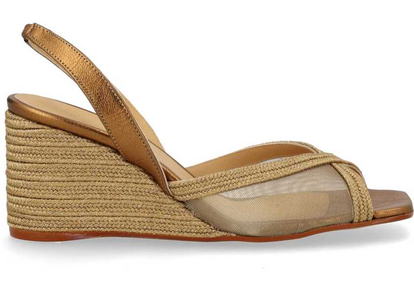 Sandale cu platforma CASTAER Espadrille Betty GOLD Femei (BM 19771784) 1