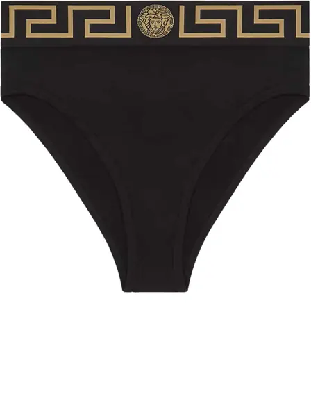Chiloti Versace High Waist Briefs BLACK Femei (BM 19771814) 3