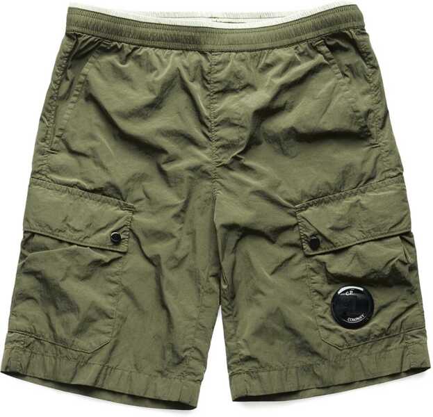 Pantaloni scurti C.P. Company Bermuda Cargo GREEN Baieti (BM 19771823) 1