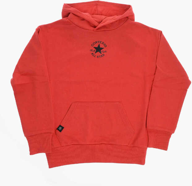 Bluze de trening Converse Cotton Blend Hoodie Sustainable Core Red Baieti (BM 19772045) 1